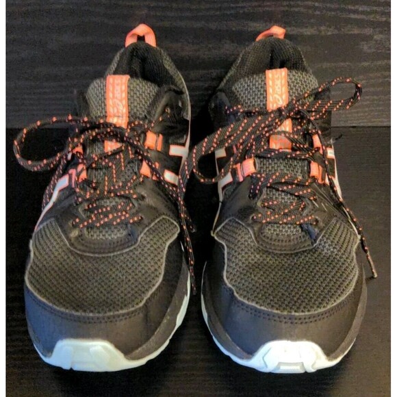 ASICS GEL VENTURE 8 WOMENS sz 6.5 BLACK CORAL RUNNING HIKING SHOE SNEAKER Nice - Picture 7 of 11